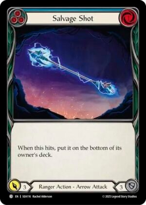 FLESH AND BLOOD TCG - SEA116 C Salvage Shot (Blue)