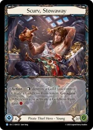 FLESH AND BLOOD TCG - SEA123 R Scurv, Stowaway