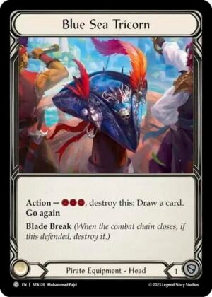FLESH AND BLOOD TCG - SEA126 C Blue Sea Tricorn