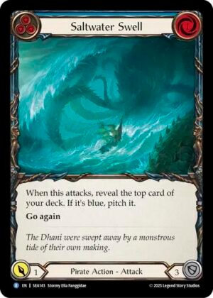 FLESH AND BLOOD TCG - SEA143 R Saltwater Swell (Blue)