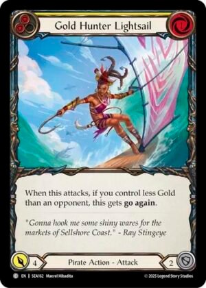 FLESH AND BLOOD TCG - SEA162 C Gold Hunter Lightsail