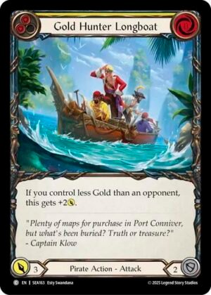 FLESH AND BLOOD TCG - SEA163 C Gold Hunter Longboat