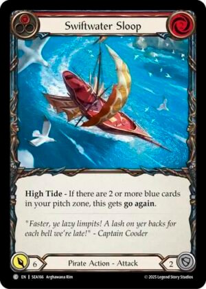 FLESH AND BLOOD TCG - SEA166 C Swiftwater Sloop (Red)