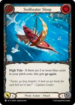 FLESH AND BLOOD TCG - SEA168 C Swiftwater Sloop (Blue)
