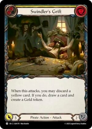 FLESH AND BLOOD TCG - SEA170 C Swindler's Grift (Yellow)