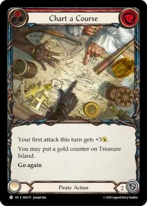 FLESH AND BLOOD TCG - SEA173 C Chart a Course (Red)