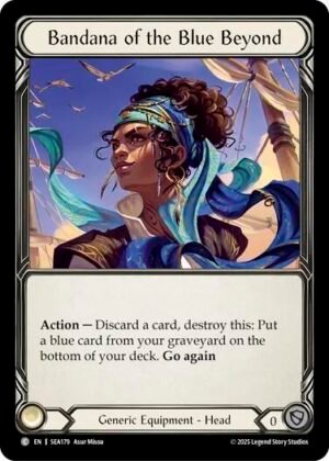 FLESH AND BLOOD TCG - SEA179 C Bandana of the Blue Beyonds