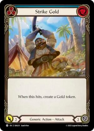 FLESH AND BLOOD TCG - SEA231 C Strike Gold (Blue)