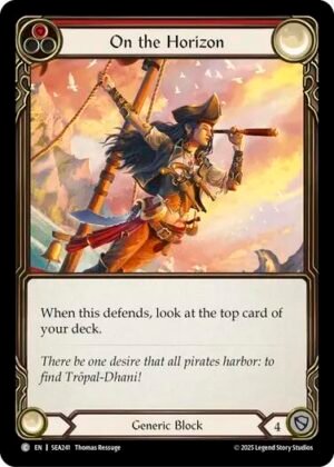 FLESH AND BLOOD TCG - SEA241 C On the Horizon (Red)