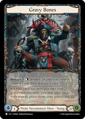 FLESH AND BLOOD TCG - SEA044/SEA247 B Gravy Bones/Treasure Island