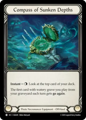 FLESH AND BLOOD TCG - SEA045/SEA247 B Compass of Sunken Depths/Treasure Island