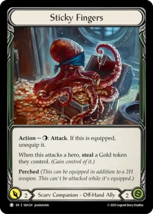 FLESH AND BLOOD TCG - SEA124/SEA247 B Sticky Fingers/Treasure Island