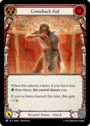FAB TCG - SUP027 Comeback Kid (Red) R