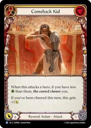 FAB TCG - SUP028 Comeback Kid (Yellow) R
