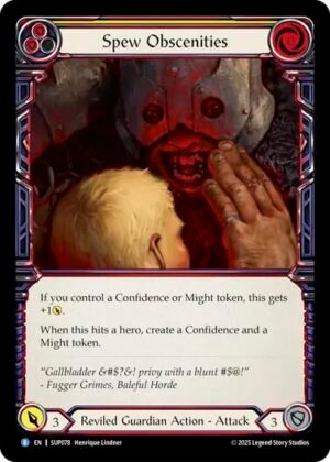 FAB TCG - SUP078 Spew Obscenities R