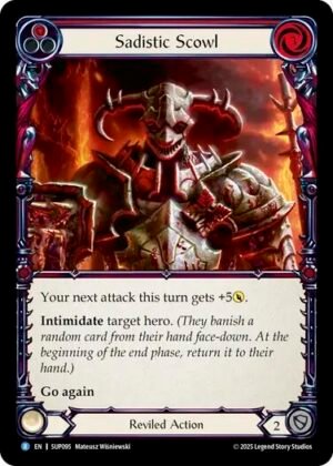 FAB TCG - SUP095 Sadistic Scowl R