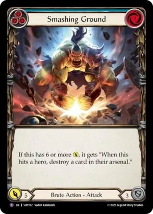 FAB TCG - SUP132 Smashing Ground SRF