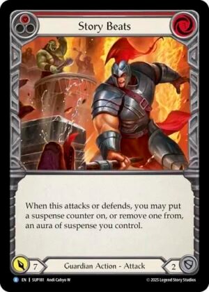 FAB TCG - SUP181 Story Beats (Red) RRF