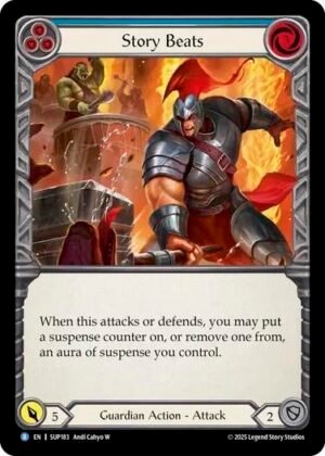 FAB TCG - SUP183 Story Beats (Blue) R