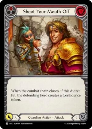 FAB TCG - SUP189 Shoot Your Mouth Off (Red) CRF