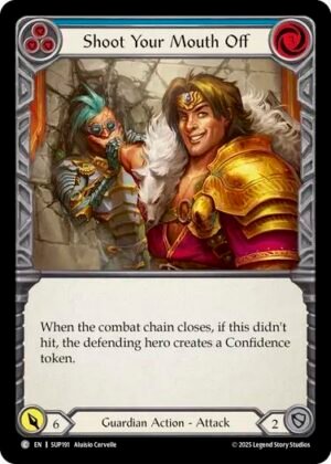 FAB TCG - SUP191 Shoot Your Mouth Off (Blue) CRF