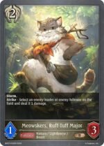 SHADOWVERSE EVOLVE - BP07-P29EN Meowskers, Ruff-Tuff Major B