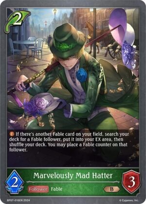 SHADOWVERSE EVOLVE - BP07-016EN Marvelously Mad Hatter B