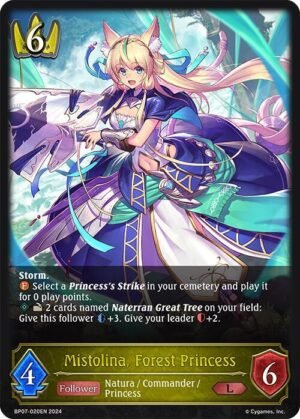 SHADOWVERSE EVOLVE - BP07-020EN Mistolina, Forest Princess L