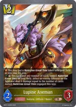 SHADOWVERSE EVOLVE - BP07-030EN Lupine Axeman B