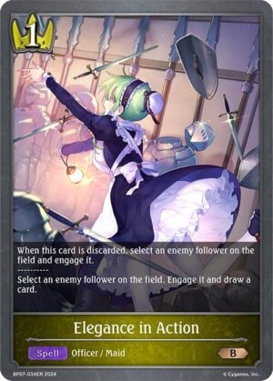 SHADOWVERSE EVOLVE - BP07-034EN Elegance in Action B