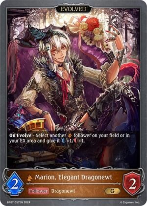 SHADOWVERSE EVOLVE - BP07-057EN Marion, Elegant Dragonewt (Evolved) G