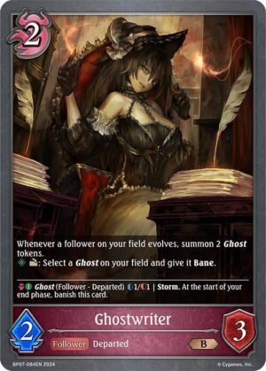 SHADOWVERSE EVOLVE - BP07-084EN Ghostwriter B