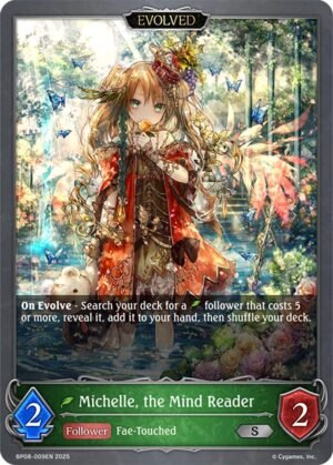 SHADOWVERSE EVOLVE - BP08-009EN Michelle, the Mind Reader (Evolved) S