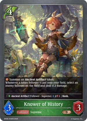 SHADOWVERSE EVOLVE - BP08-016EN Knower of History B
