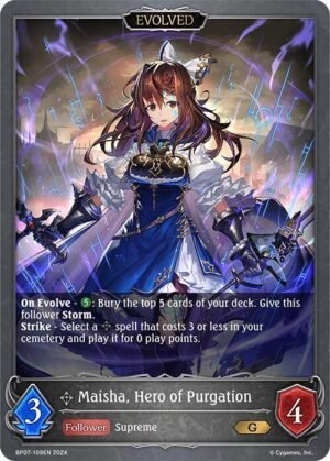 SHADOWVERSE EVOLVE - BP07-109EN Maisha, Hero of Purgation (Evolved) G