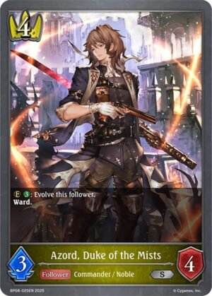 SHADOWVERSE EVOLVE - BP08-025EN Azord, Duke of the Mists S