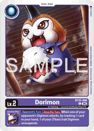 DCG - BT25-006 Dorimon C