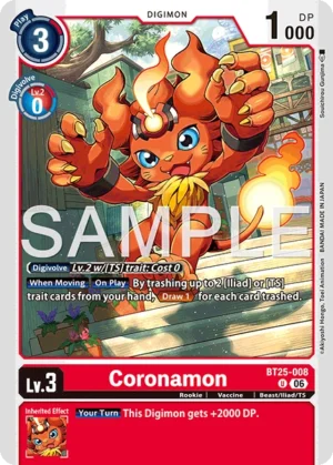 DCG - BT25-008 Coronamon U