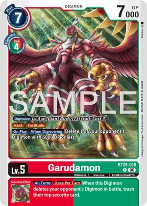 DCG - BT25-015 Guradamon U