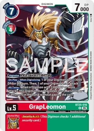 DCG - BT25-016 GrapLeomon R