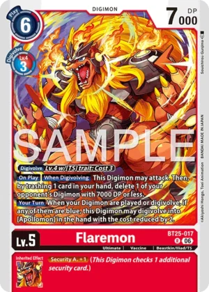 DCG - BT25-017 Flaremon R