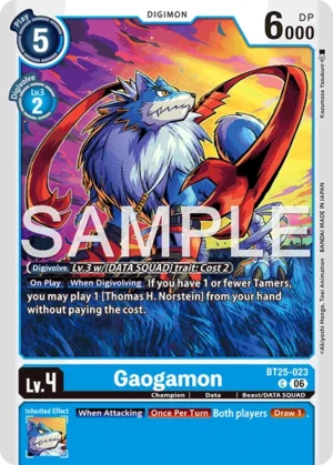 DCG - BT25-023 Gaogamon C