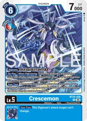 DCG - BT25-026 Crescemon R