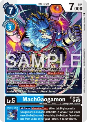 DCG - BT25-027 MachGaogamon U