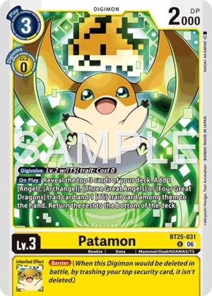 DCG - BT25-031 Patamon U
