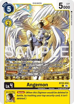 DCG - BT25-034 Angemon C