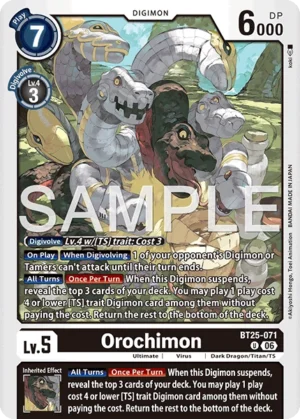 DCG - BT25-071 Orochimon U (EN)