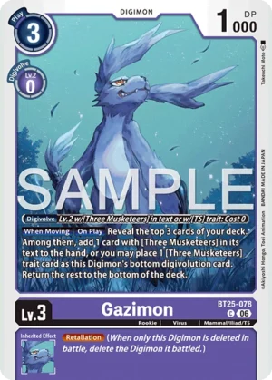 DCG - BT25-078 Gazimon C