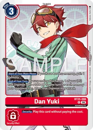 DCG - BT25-086 Dan Yuki R