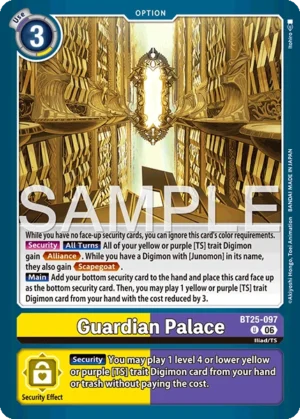 DCG - BT25-097 Guardian Palace U